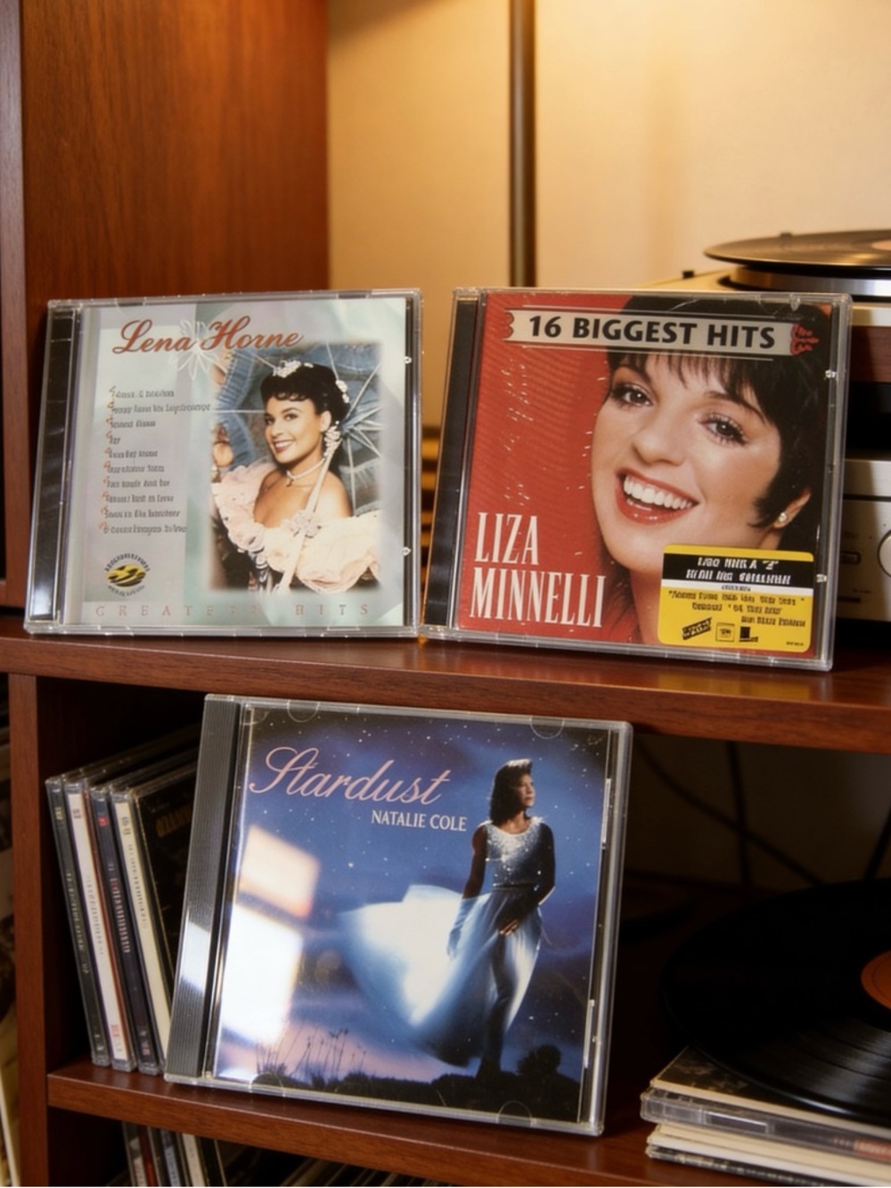 Lot of 3 Female Singer Songwriter Natalie Cole Lena Horne Liza Minnelli
